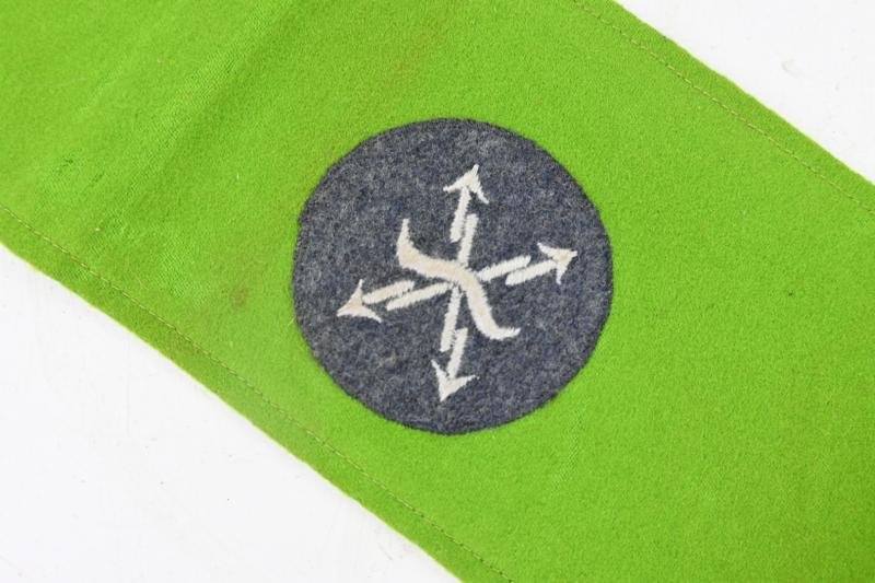 German LW Flugzeug Melder Armband — image 2