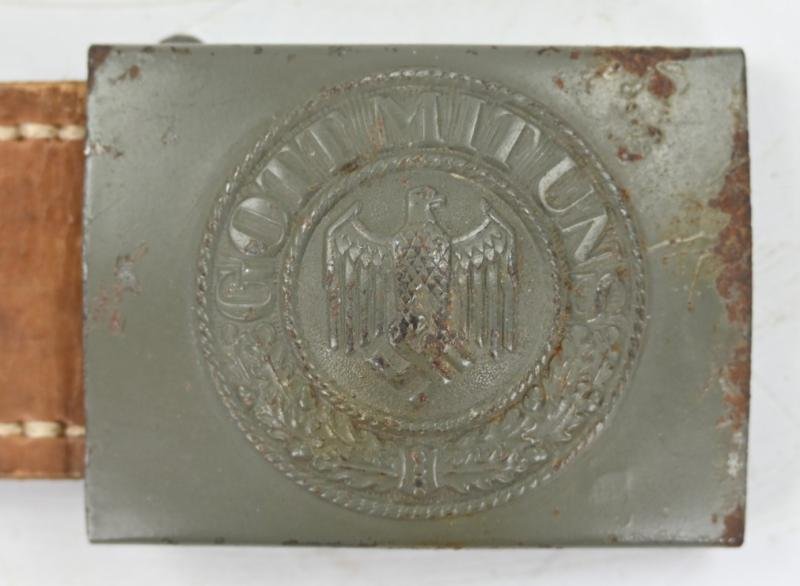 German WH Beltbuckle with Tab 'J.Kremp' 1941 — image 2