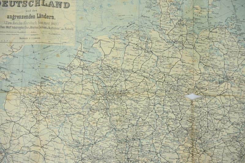 German WW1 Mapcard 'Deutschland' — image 10