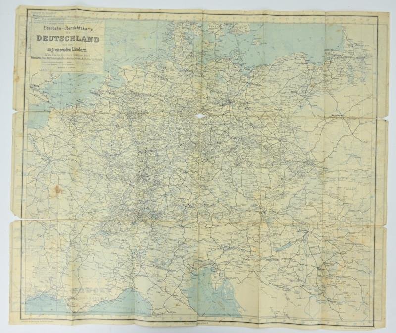 German WW1 Mapcard 'Deutschland' — image 6