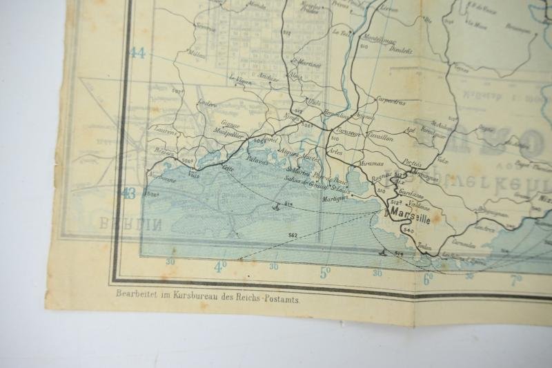 German WW1 Mapcard 'Deutschland' — image 8