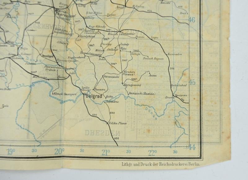German WW1 Mapcard 'Deutschland' — image 9