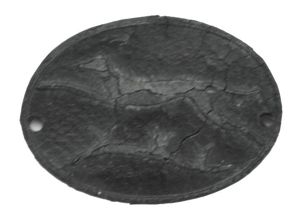 German WH Cap badge 'Windhund'