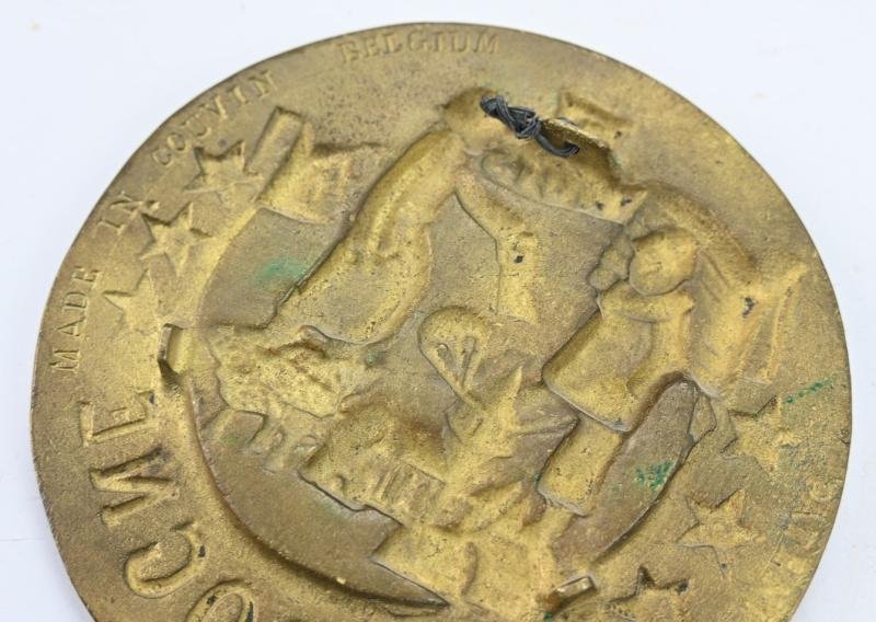 US WW2 101st Airborne Battle of the Bulge Brass NUTS Plaque Bastogne 1944 — image 6