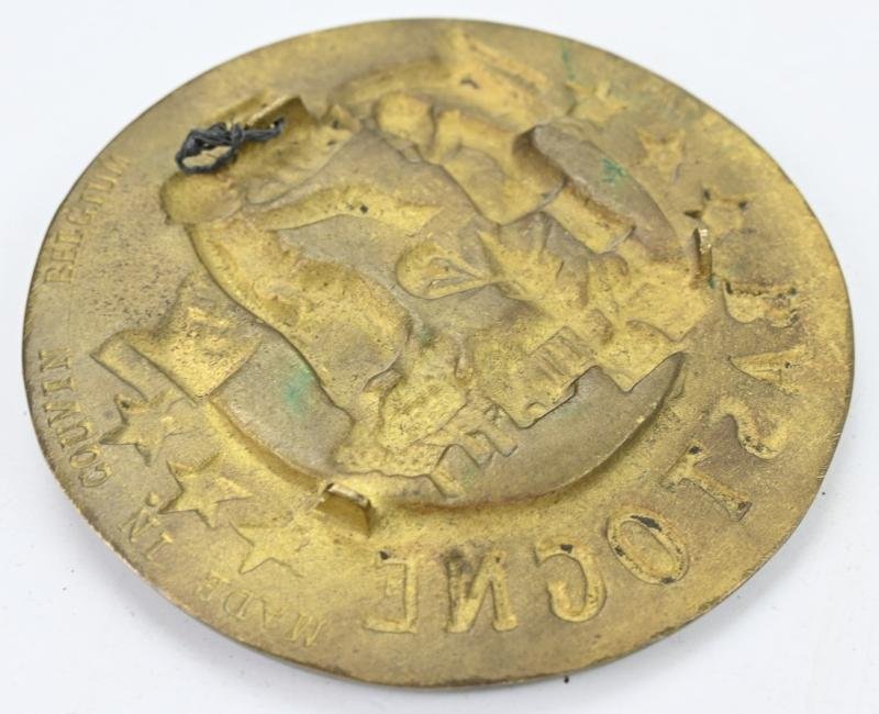 US WW2 101st Airborne Battle of the Bulge Brass NUTS Plaque Bastogne 1944 — image 7