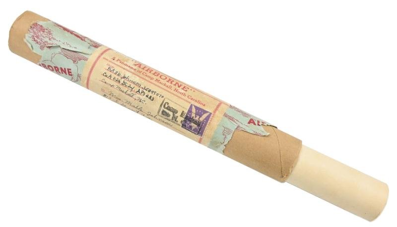 US WW2 Airborne Paratrooper Yard Long Training Poster in original postcover — image 12