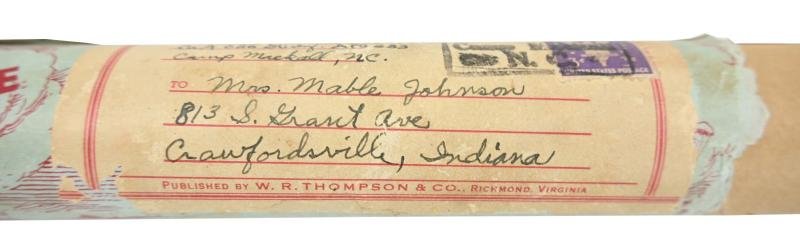 US WW2 Airborne Paratrooper Yard Long Training Poster in original postcover — image 15