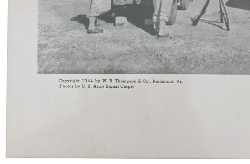 US WW2 Airborne Paratrooper Yard Long Training Poster in original postcover — image 9