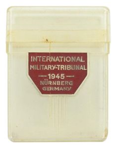 US WW2 Military Tribunal Cigaret Package Holder