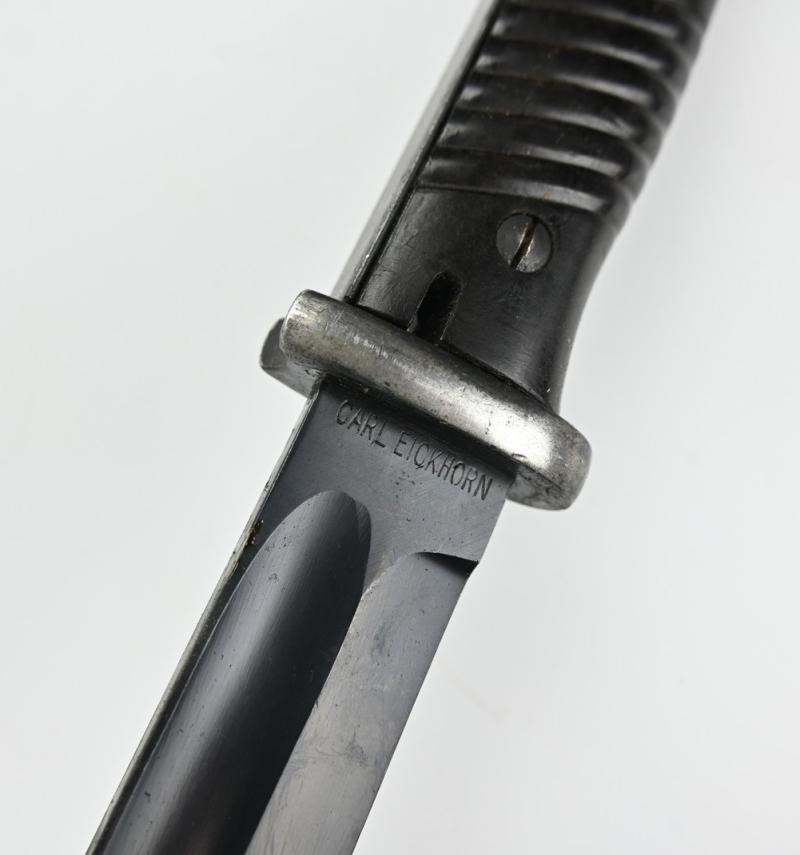 German WH K98 Mauser Bayonet with Frog 'Carl Eickhorn' — image 11