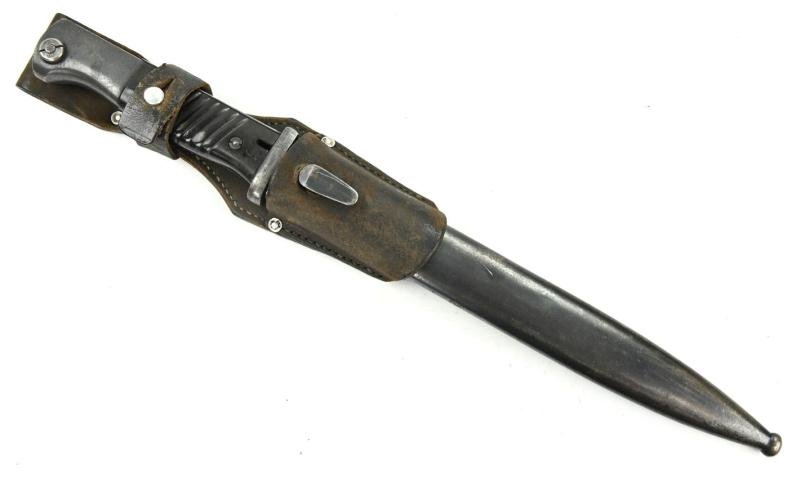 German WH K98 Mauser Bayonet with Frog 'Carl Eickhorn' — image 2