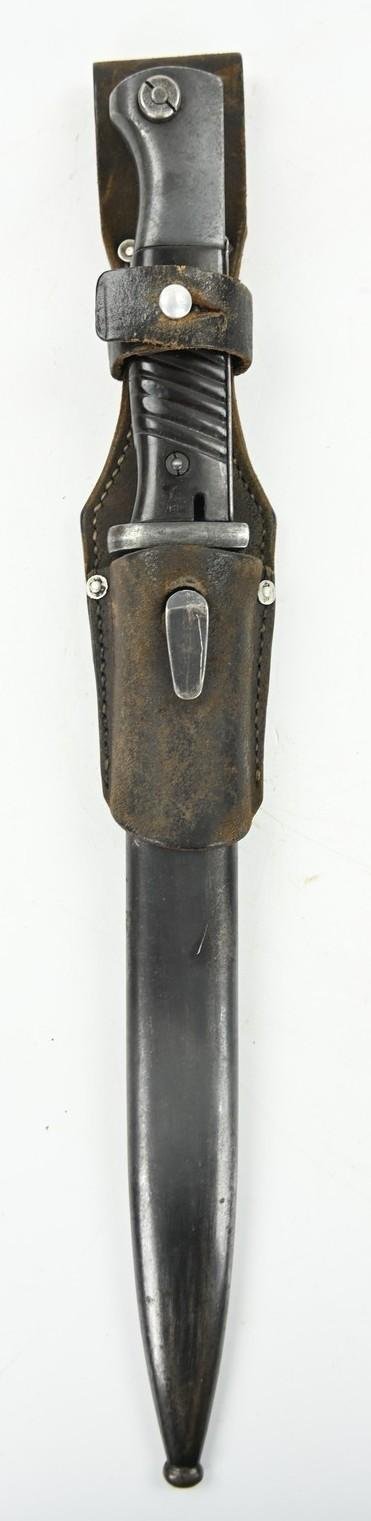 German WH K98 Mauser Bayonet with Frog 'Carl Eickhorn' — image 5