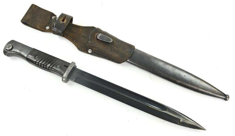 German WH K98 Mauser Bayonet with Frog 'Carl Eickhorn' — image 7