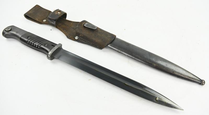 German WH K98 Mauser Bayonet with Frog 'Carl Eickhorn' — image 8