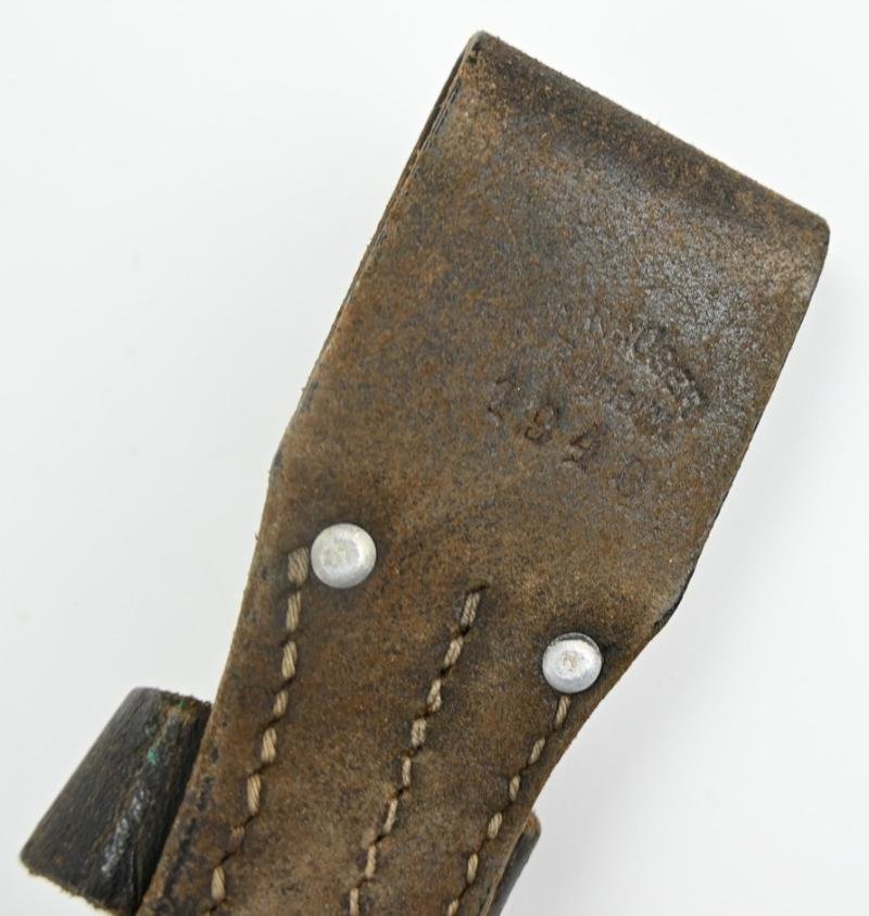 German WH K98 Mauser Bayonet with Frog 'Carl Eickhorn' — image 9