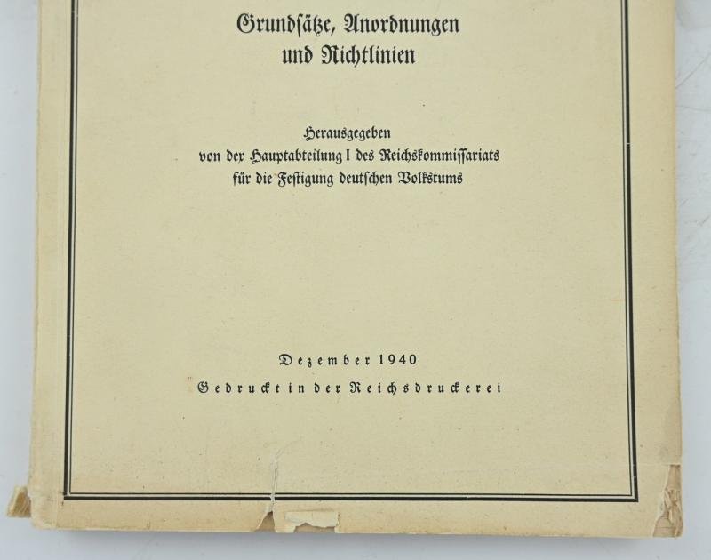 German Reichsführer-SS Intern Book 'Human Imprisonment' — image 3