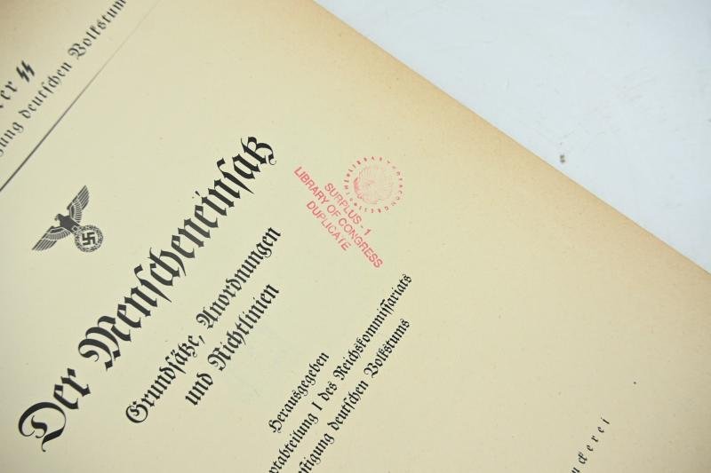 German Reichsführer-SS Intern Book 'Human Imprisonment' — image 5