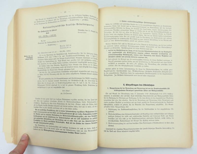 German Reichsführer-SS Intern Book 'Human Imprisonment' — image 9