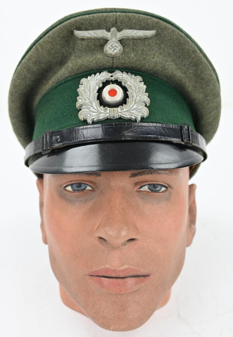 German EM/NCO Customs Visor Cap — image 11