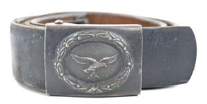 German LW Beltbuckle with Belt 'F.W. Assmann'