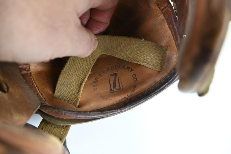 US WW2 Named Tanker Helmet Headset — image 12