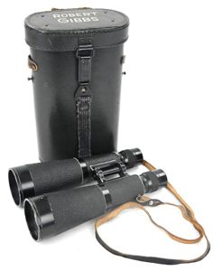 German WH 7x56 Panzer Binocular in Presstoff Case 1945
