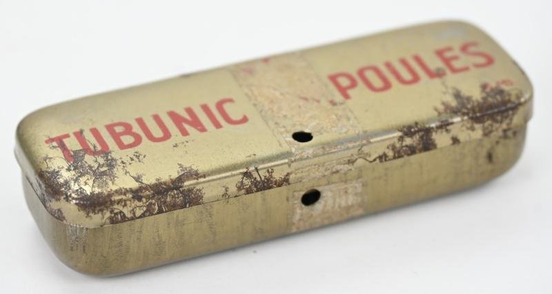 British WW2 RAF First Aid Morphine Tin Can with Content — image 3