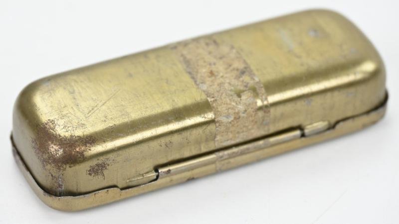 British WW2 RAF First Aid Morphine Tin Can with Content — image 4