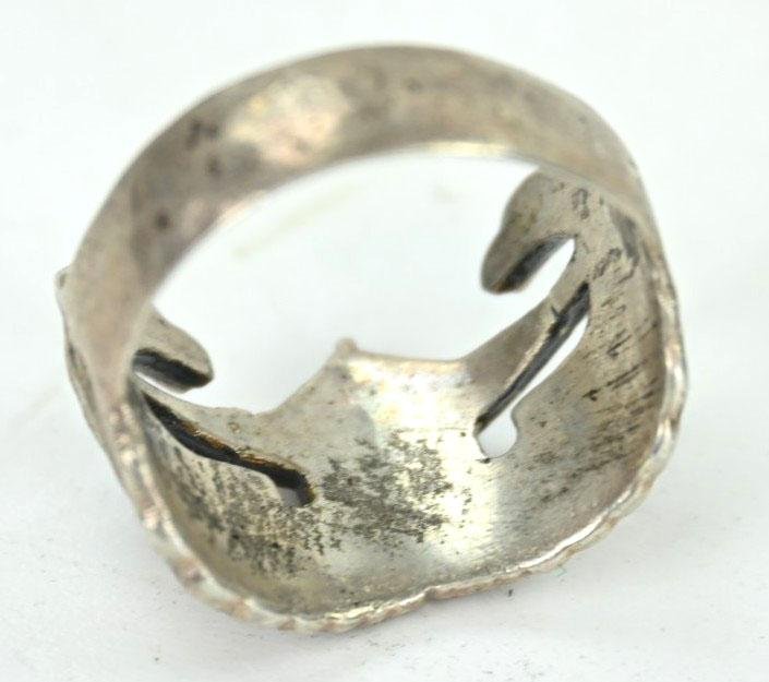 US WW2 Sterling Silver Glider Ring — image 4