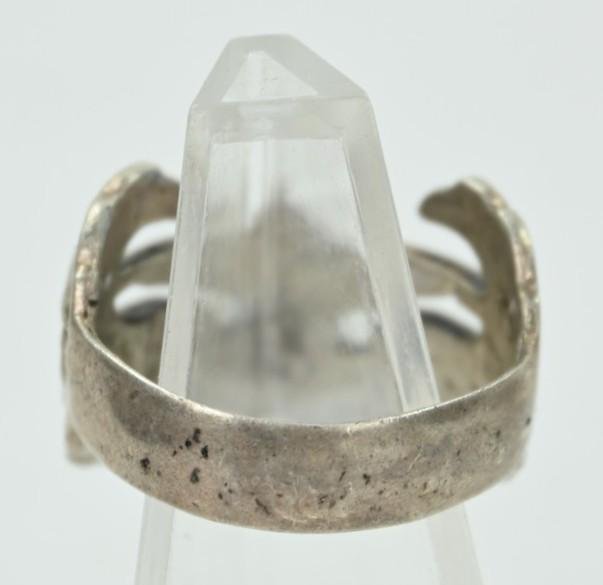 US WW2 Sterling Silver Glider Ring — image 6