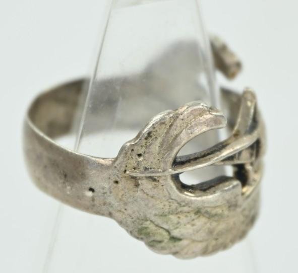 US WW2 Sterling Silver Glider Ring — image 7