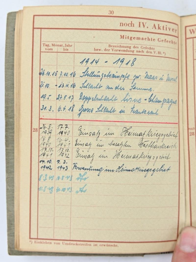 German LW Wehrpass 'Inspector Friedrich Lahm' — image 9