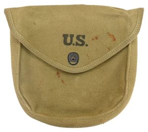 US WW2 Thompson Magazine Drum Pouch