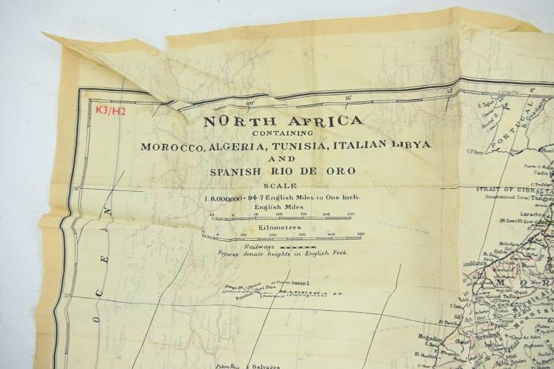 British RAF WW2 Escape Map 'North Africa' — image 2