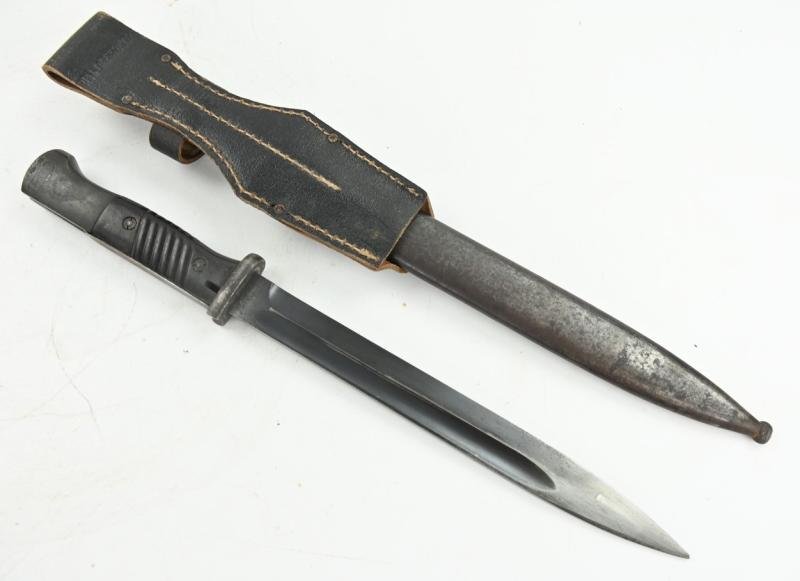 German WH K98 Mauser Bayonet with Frog '41cul' — image 8