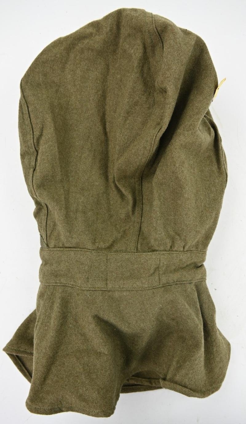 US WW2 Wool OD Special Gas Protection Hood — image 6