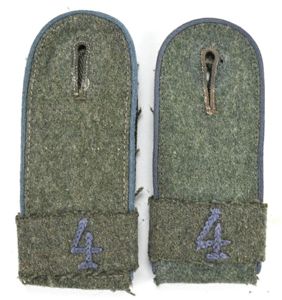 German WH EM Shoulderboards Set with Slip-ons