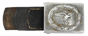 German LW Beltbuckle with Tab 'J. Kremp 1939'