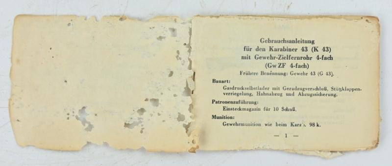 German WH K43 Instruction Manual — image 2