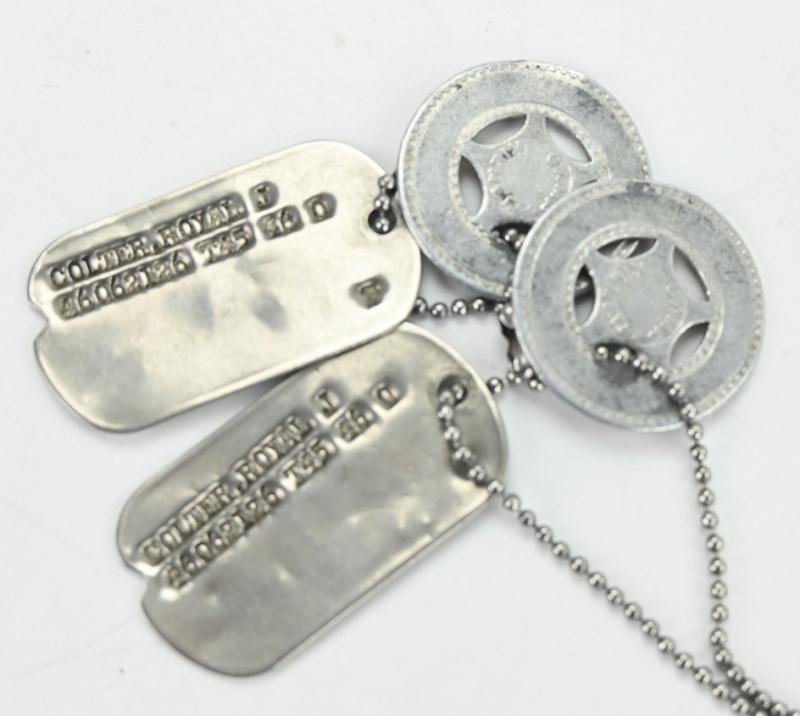 US WW2 508th PIR 82nd Airborne Paratrooper Dog-Tag Set — image 4
