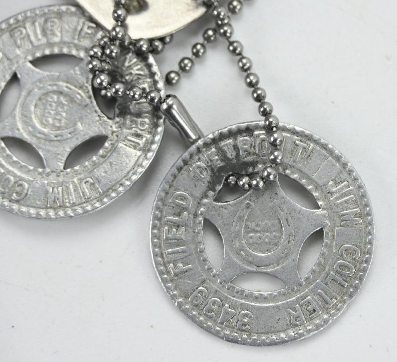 US WW2 508th PIR 82nd Airborne Paratrooper Dog-Tag Set — image 6