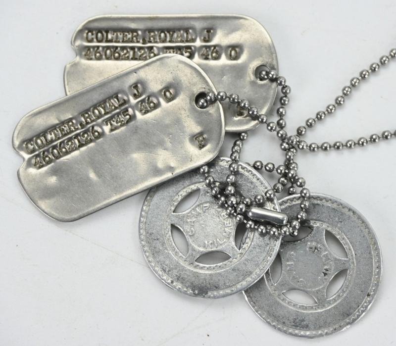 US WW2 508th PIR 82nd Airborne Paratrooper Dog-Tag Set — image 8
