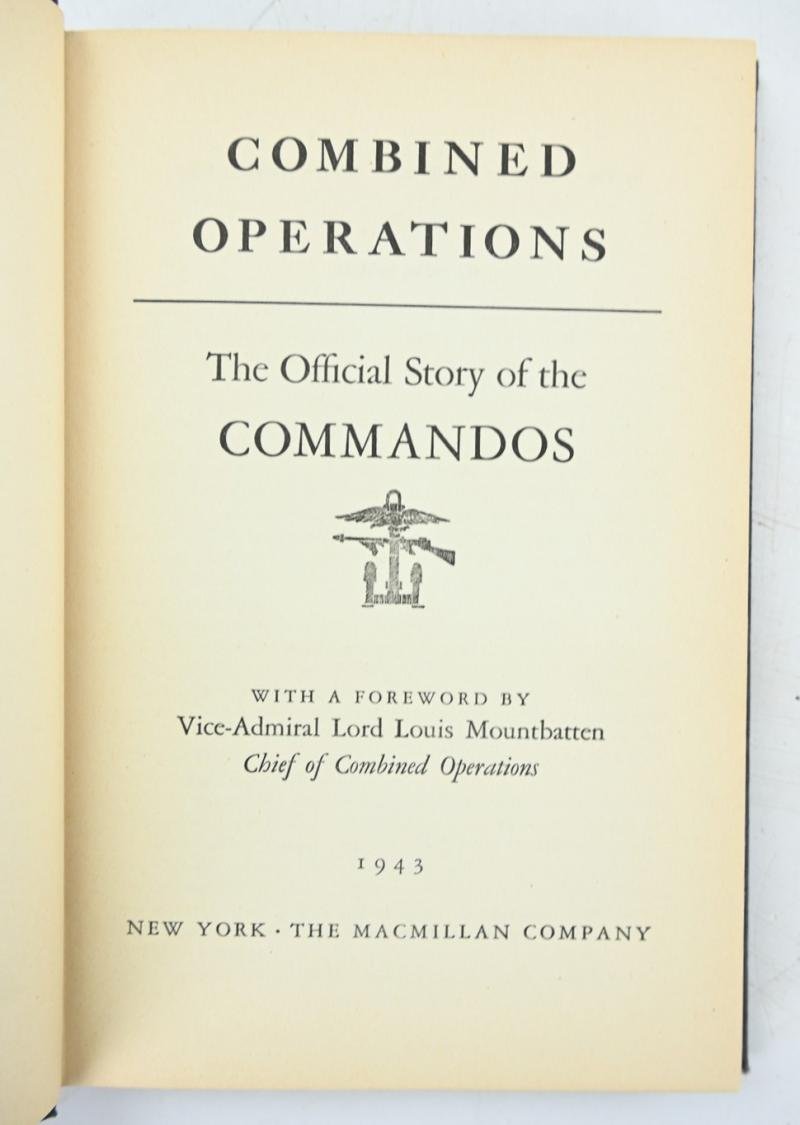 US WW2 Combined Operations Commando Book 1943 — image 2