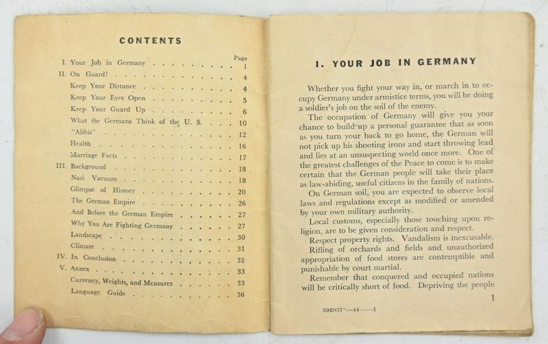 US WW2 Pocketguide to Germany — image 2