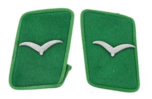 German LW Fielddivision Collar Tabs 'Jäger'