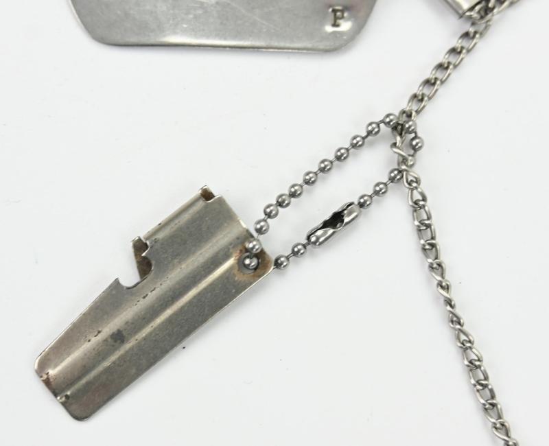 US WW2 Dog-Tag Set 'Lawrence E. Sauerbreit' — image 4