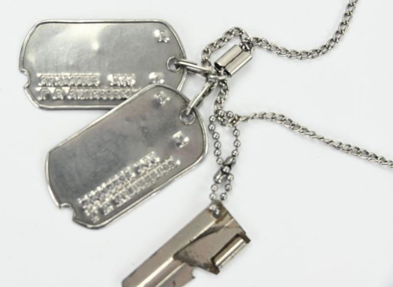 US WW2 Dog-Tag Set 'Lawrence E. Sauerbreit' — image 6