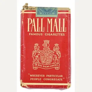 US WW2 Pall Mall Package of Cigarets