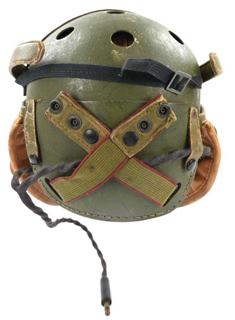 US WW2 Rawlings Tanker Helmet Complete — image 6
