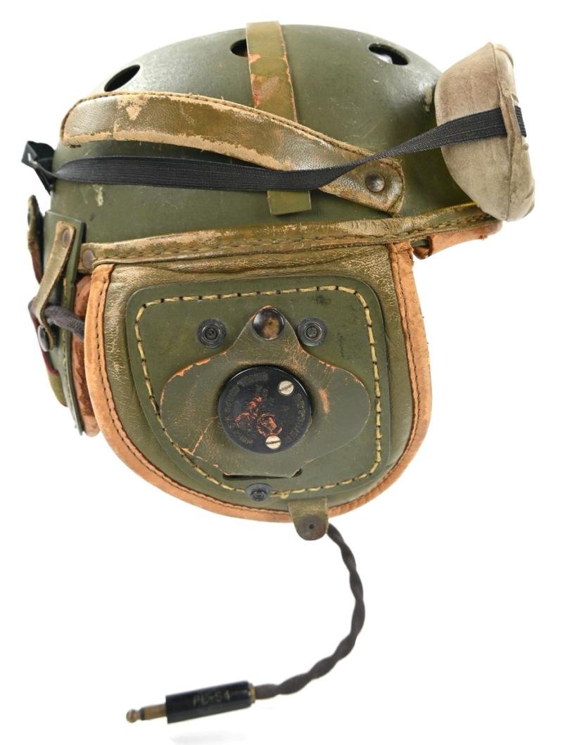 US WW2 Rawlings Tanker Helmet Complete — image 7